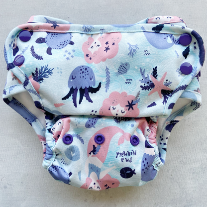 Cover Day Diaper for Very Heavy Wetters - Whimsea - Bumpadum
