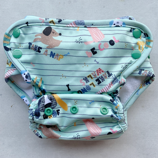 Cover Day Diaper for Very Heavy Wetters - Bow Wow - Bumpadum