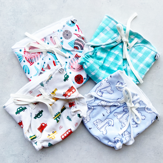 Happy Nappy - Pack of 4 (Size and Print options available) - Bumpadum
