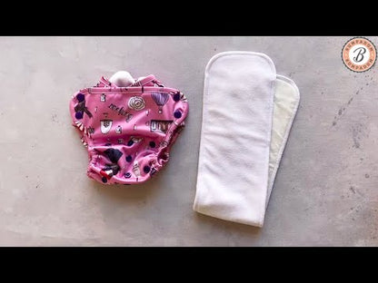 Cover Diaper for Heavy Wetters - Fuchsia